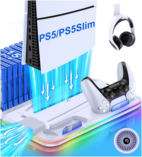 Supporto ps5 con ventola - ventola,