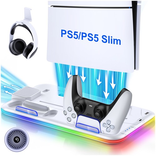 Supporto ps5 con ventola - con,