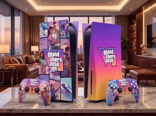 Ps5 console skin 2 - ps5, +